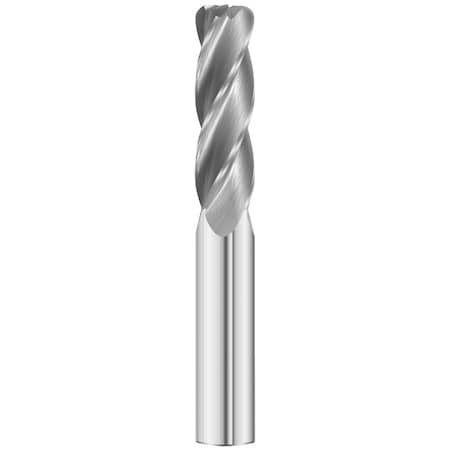 Fullerton Tool 4-Flute - 30 Degree Helix - 3200 GP End Mills, RH Spiral, Corner Radius, Extra-Long, 1/4 31757
